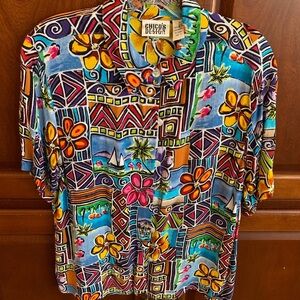 Chico’s Design size 2/L(14) beach shirt.